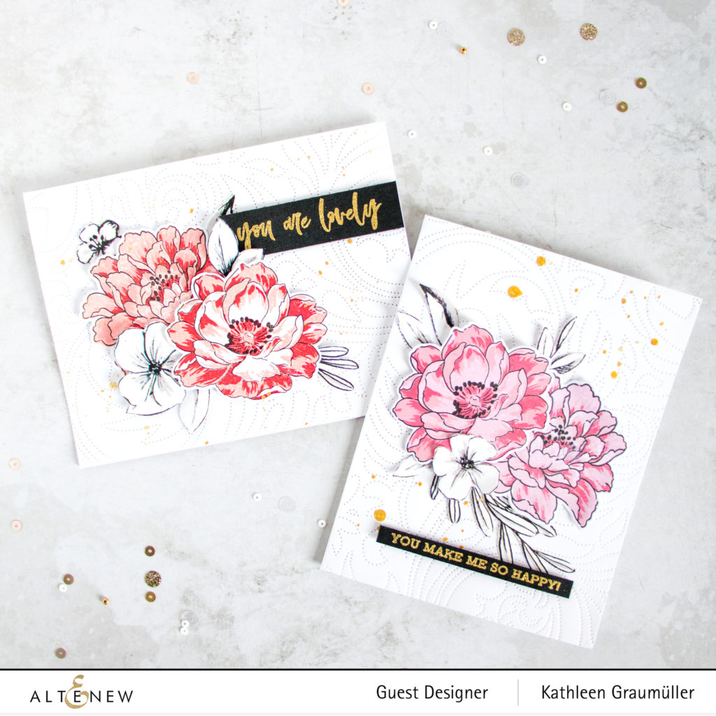 Floral Cards by ScatteredConfetti. // #stamping #altenew