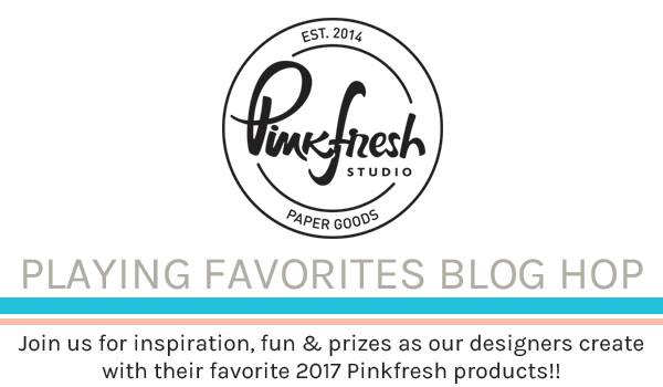 Pinkfresh Studio "Playing Favorties" BlogHop // #scrapbooking #layout