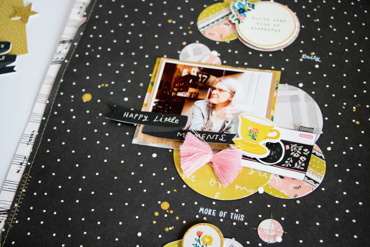 Happy Little Moments by ScatteredConfetti. // #scrapbooking #cratepaper #willowlane #maggieholmes