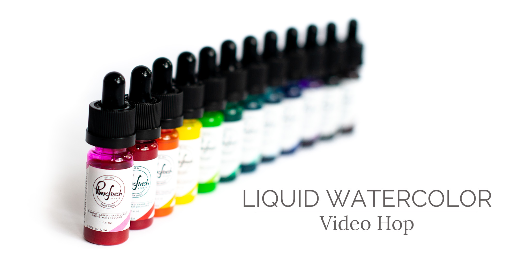 Pinkfresh Studio Liquid Watercolor Video Hop