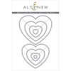 Altenew Halftone Hearts Nesting Dies