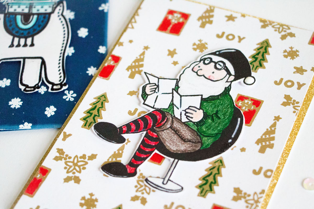 Christmas Cards by ScatteredConfetti. // #pinkfreshstudio #cardmaking #stamping