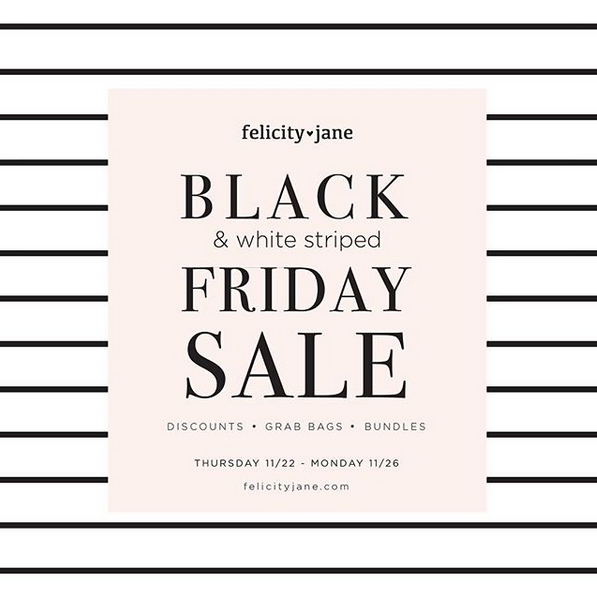 Felicity Jane Black Friday Sale.