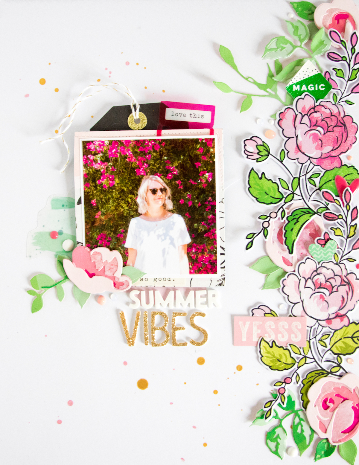Summer Vibes by ScatteredConfetti. // #scrapbooking #altenew