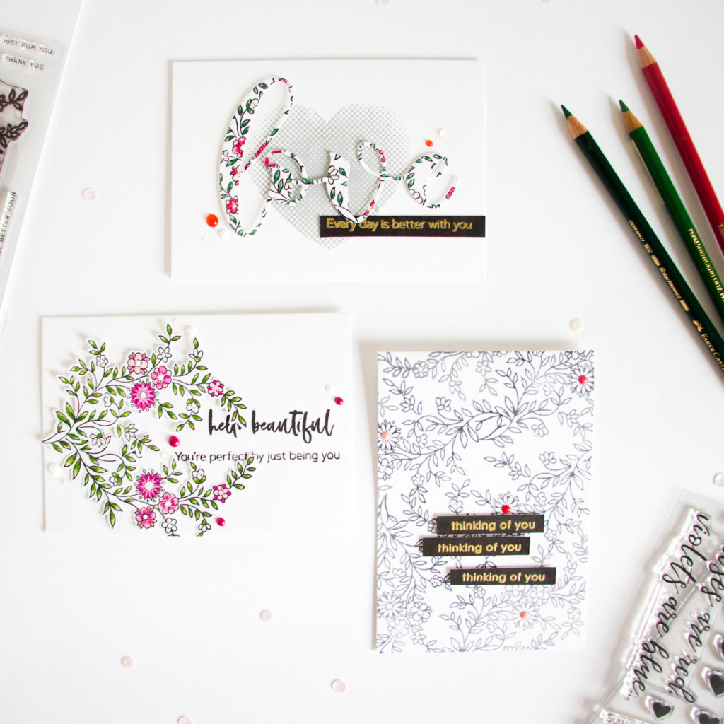 Cards by ScatteredConfetti for Altenew. // #scrapbooking #cardmaking #altenew