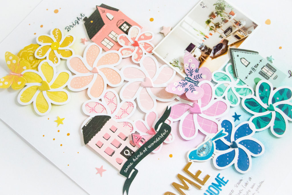 Home Sweet Home by ScatteredConfetti. // #scrapbooking #cratepaper #maggieholmes
