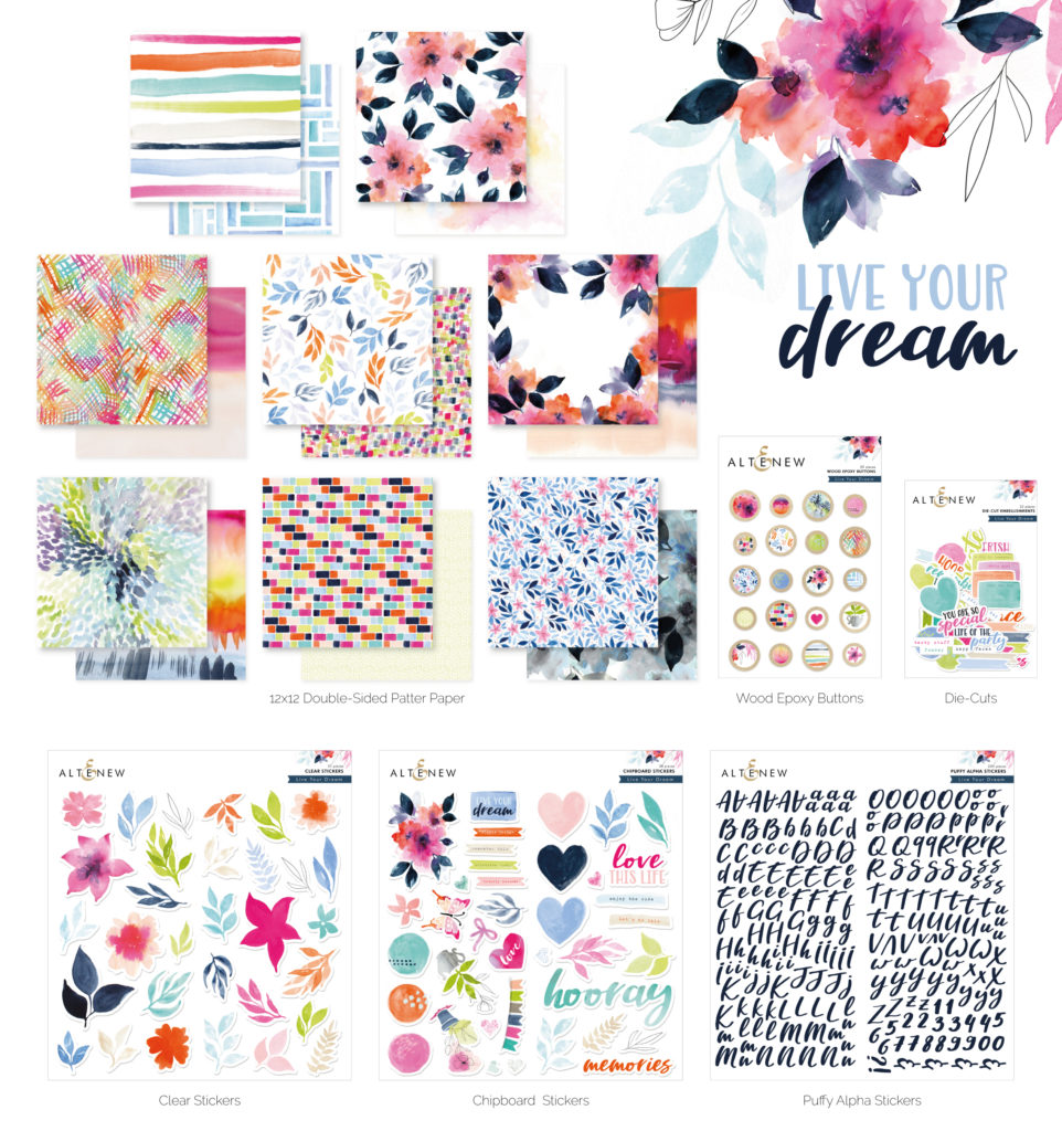 Altenew Scrapbooking Collection "Live Your Dream"