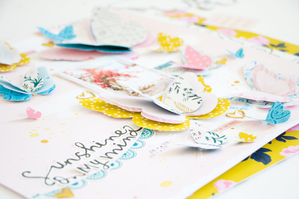 Sunshine on my Mind by ScatteredConfetti. // #scrapbooking #cratepaper #maggieholmes