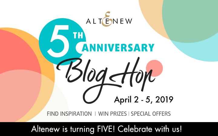 Altenew 5th Anniversary Blog Hop.