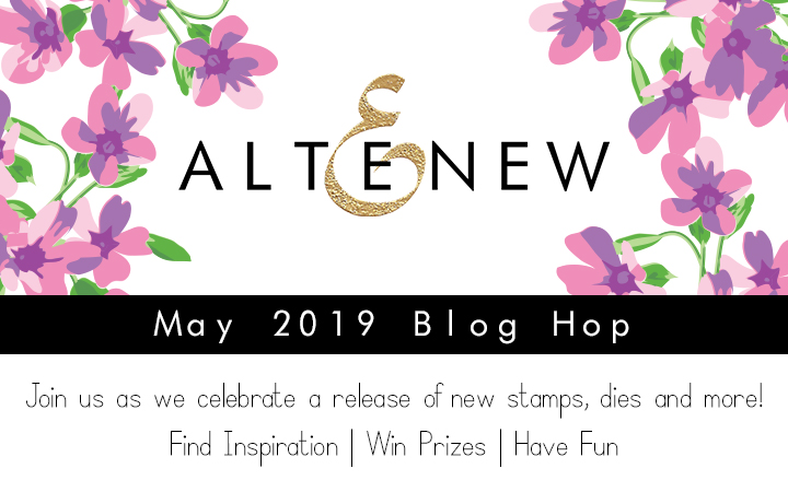 Altenew May Stamp Die Release Blog Hop Graphic