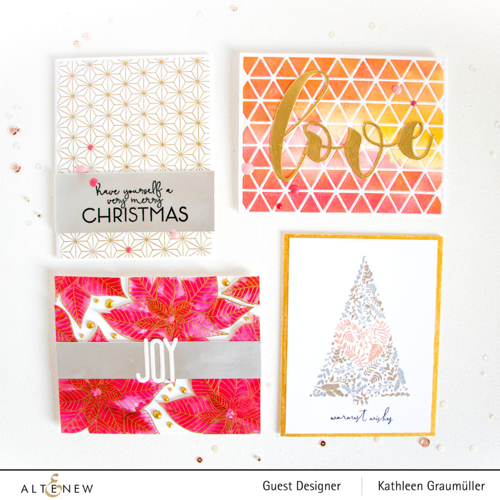 Cards by ScatteredConfetti with Altenew September Stamp + Die Release // #cardmaking #scrapbooking #stamping