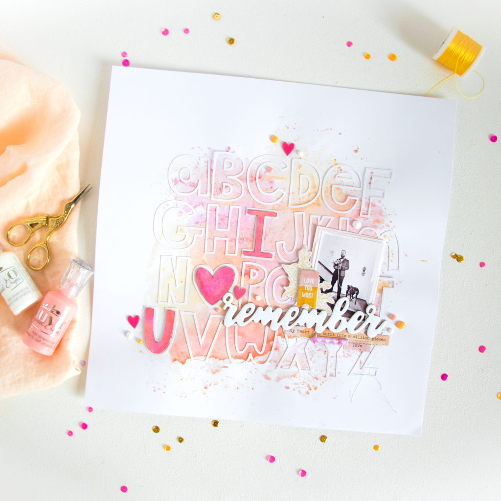 A to Z by ScatteredConfetti. // #scrapbooking #thecutshoppe