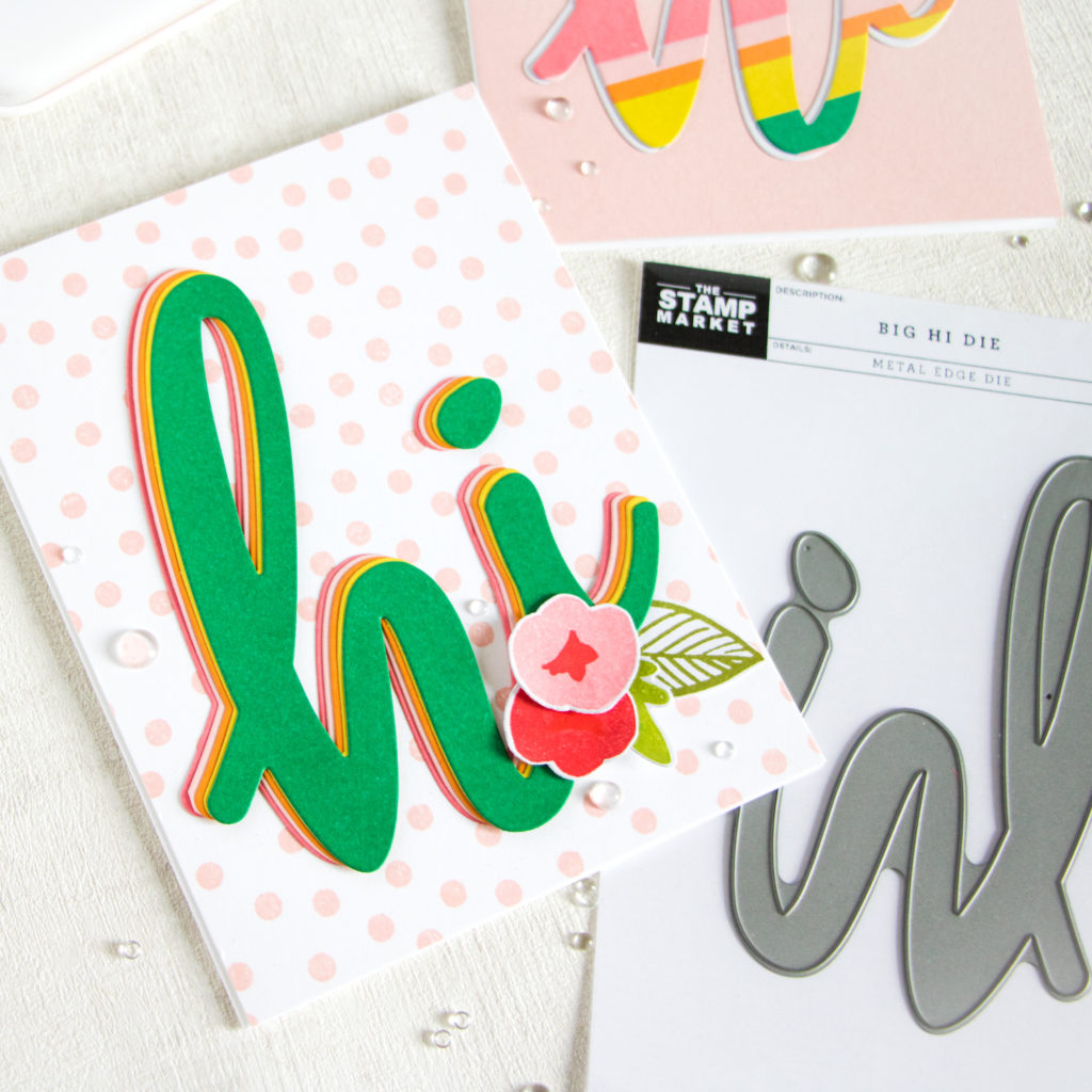Cards by ScatteredConfetti for The Stamp Market // #scrapbooking #cardmaking