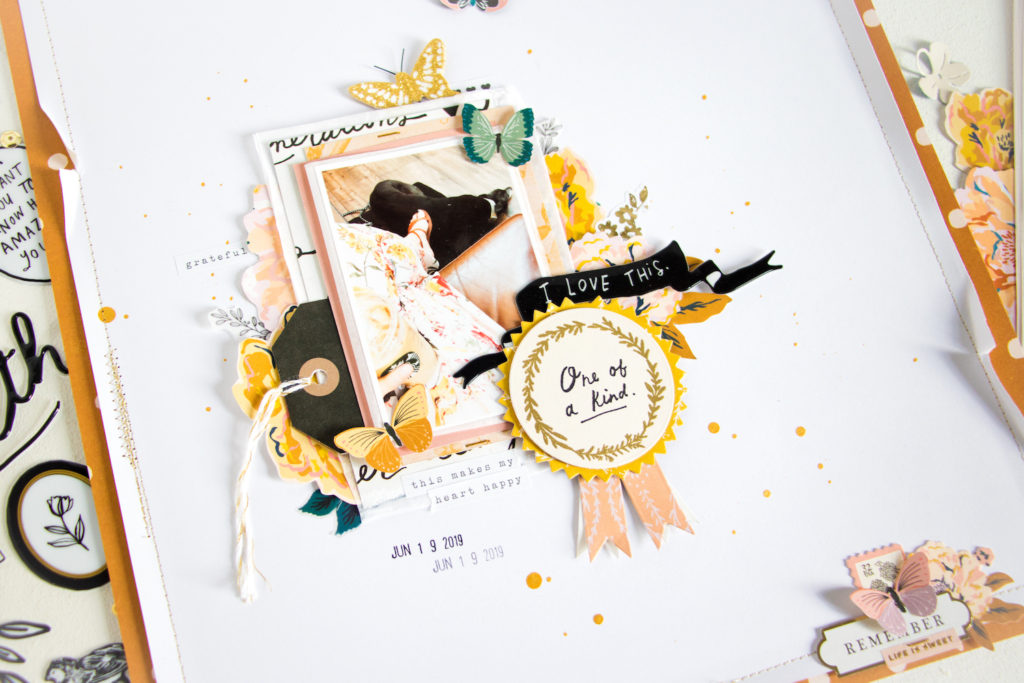 One of a Kind by ScatteredConfetti. // #scrapbooking #cratepaper #maggieholmes
